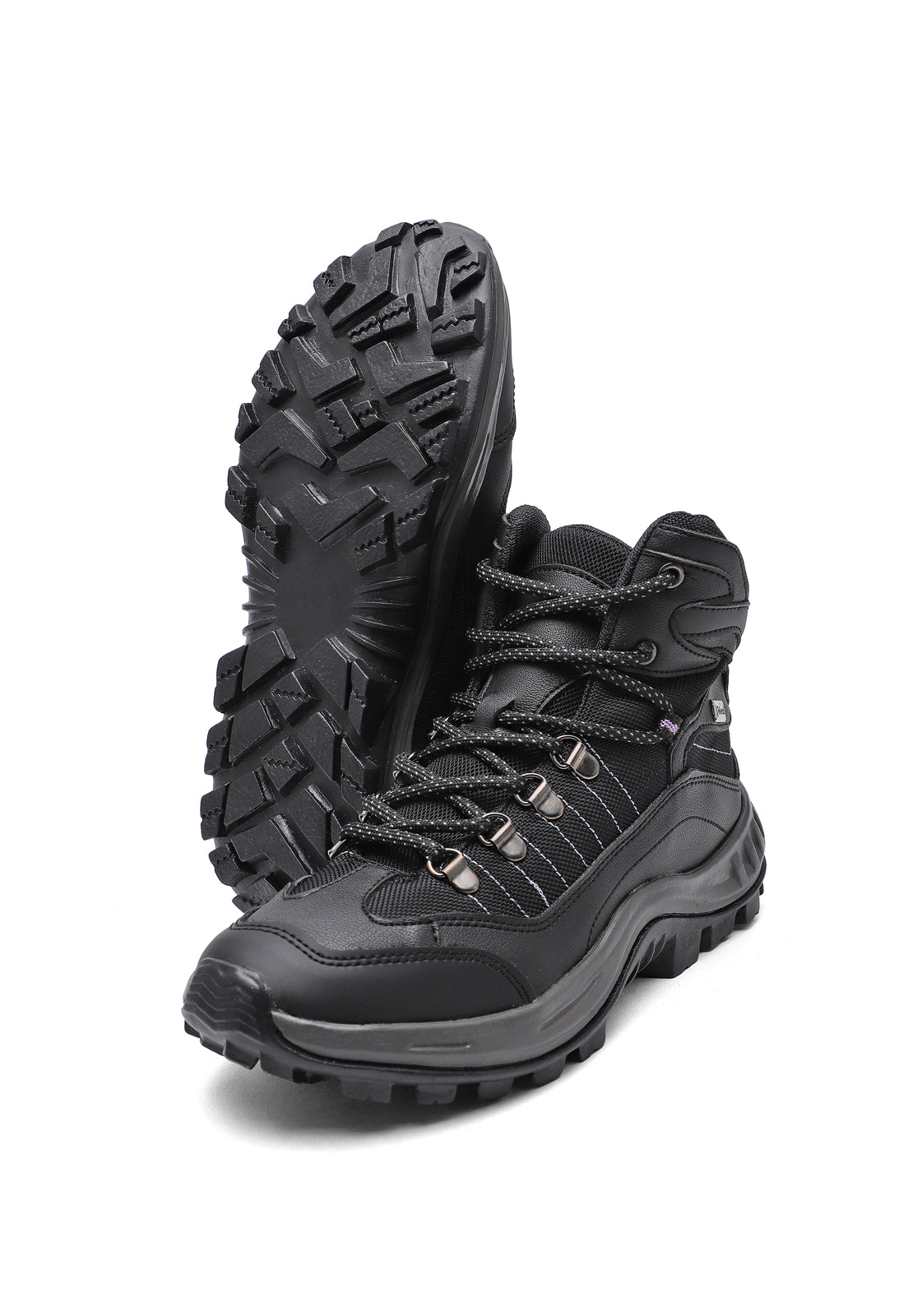 Bota Dama Outdoor Negro-LilaTellenzi 1475