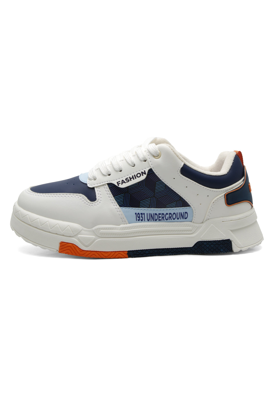 Tenis Hombre Crema-Azul Tellenzi J300