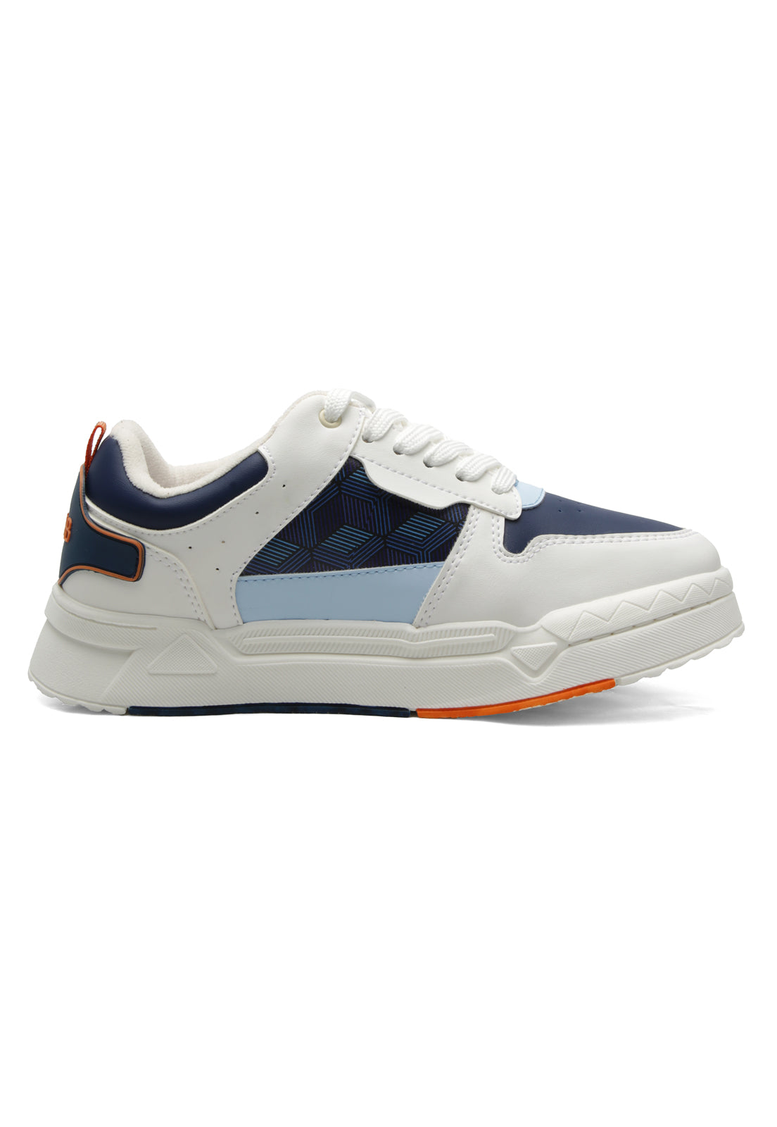 Tenis Hombre Crema-Azul Tellenzi J300