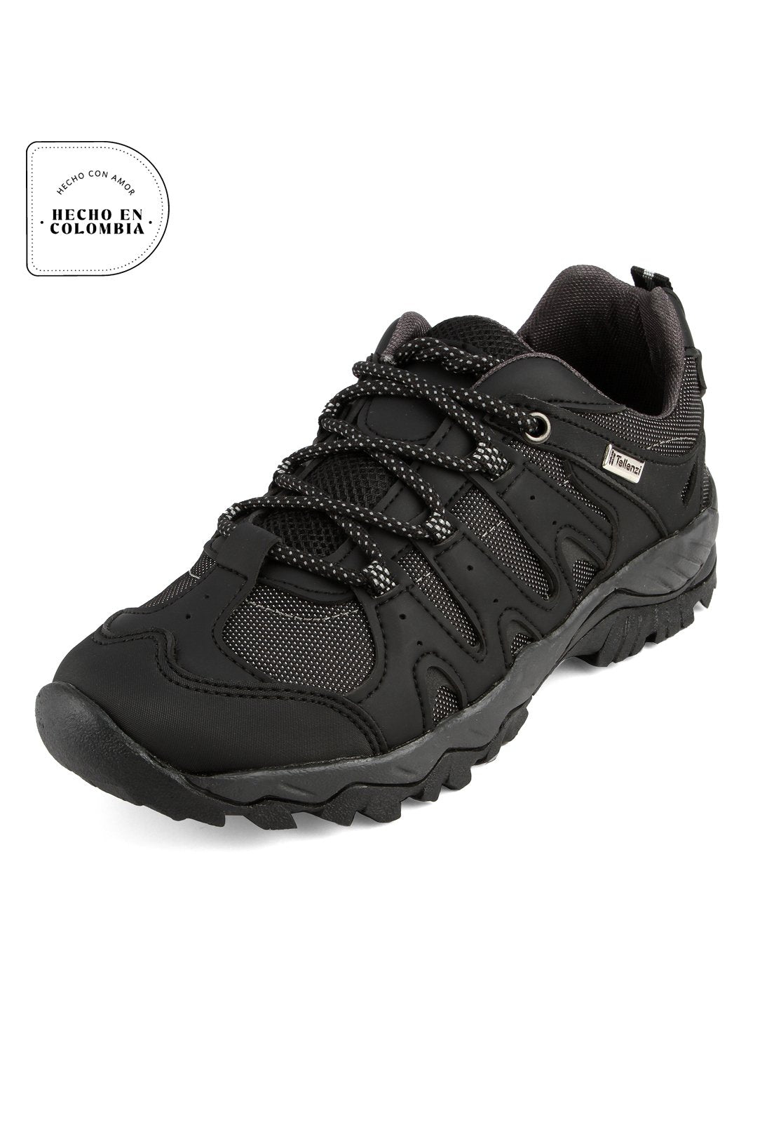 Zapato Hombre Outdoor Negro Tellenzi 196