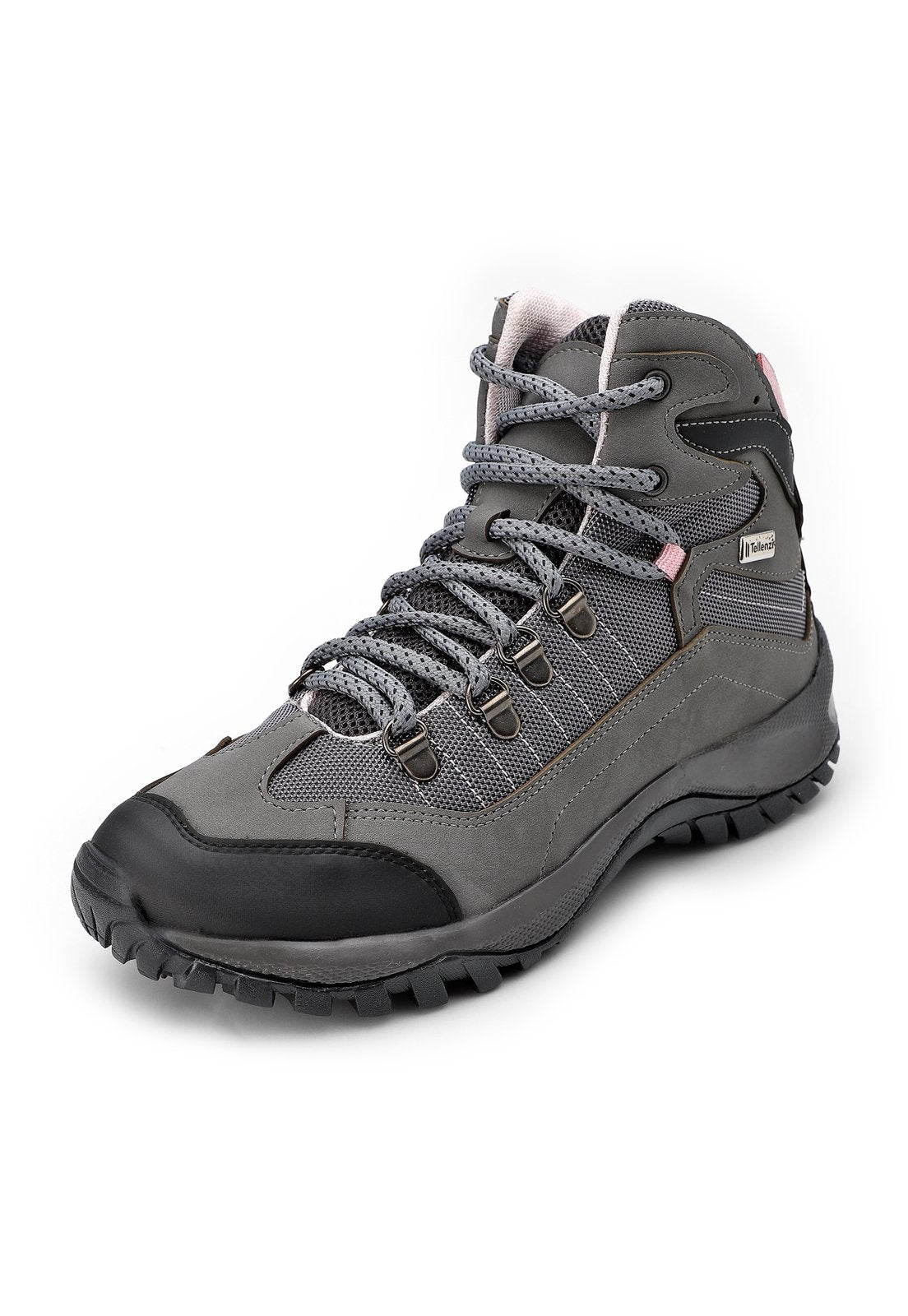 Bota Dama Outdoor Gris-Rosa Tellenzi 1475