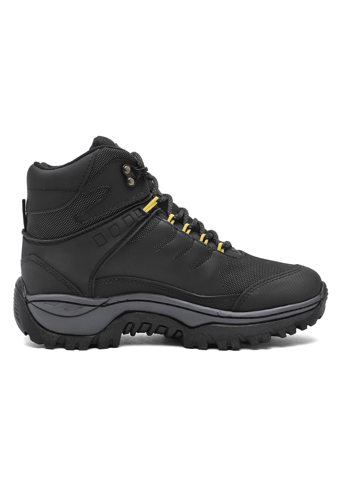 Bota Hombre Outdoor Negro-Amarillo Tellenzi 7-144