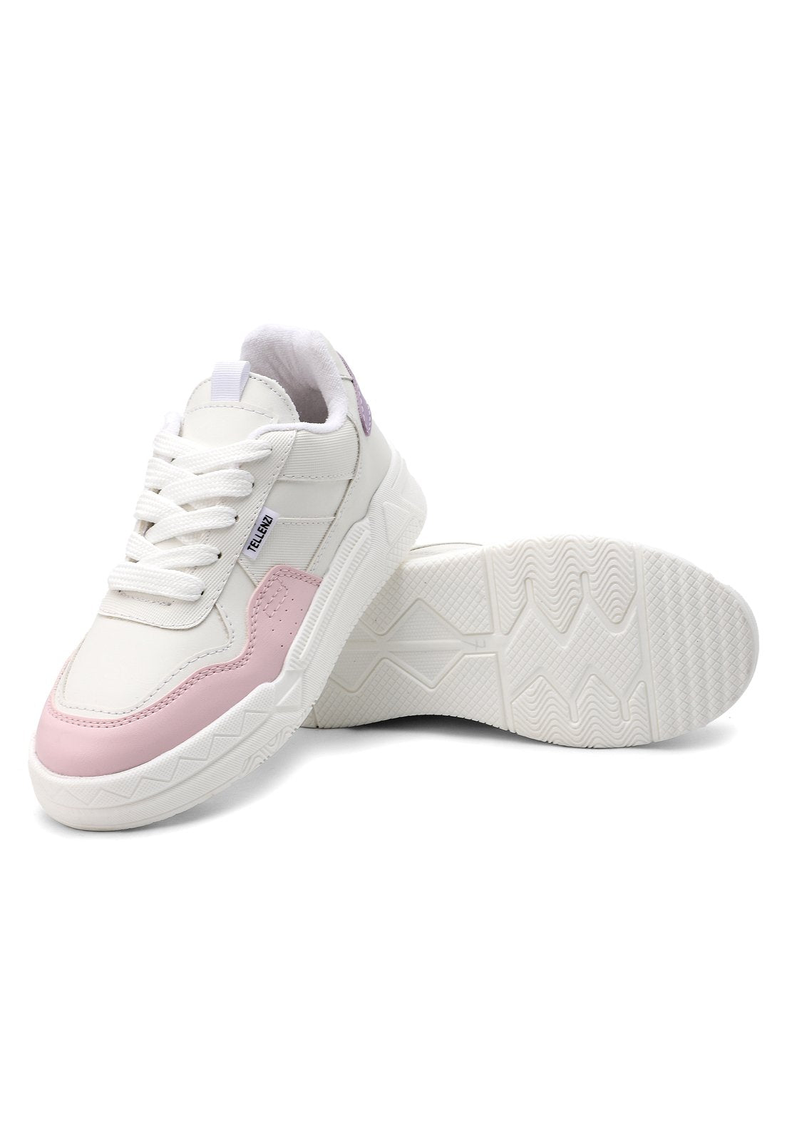 Tenis Dama Blanco-Lila Tellenzi 538