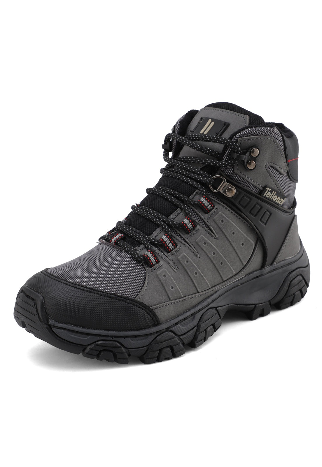 Bota Hombre Outdoor Gris-Negro Tellenzi 7-212