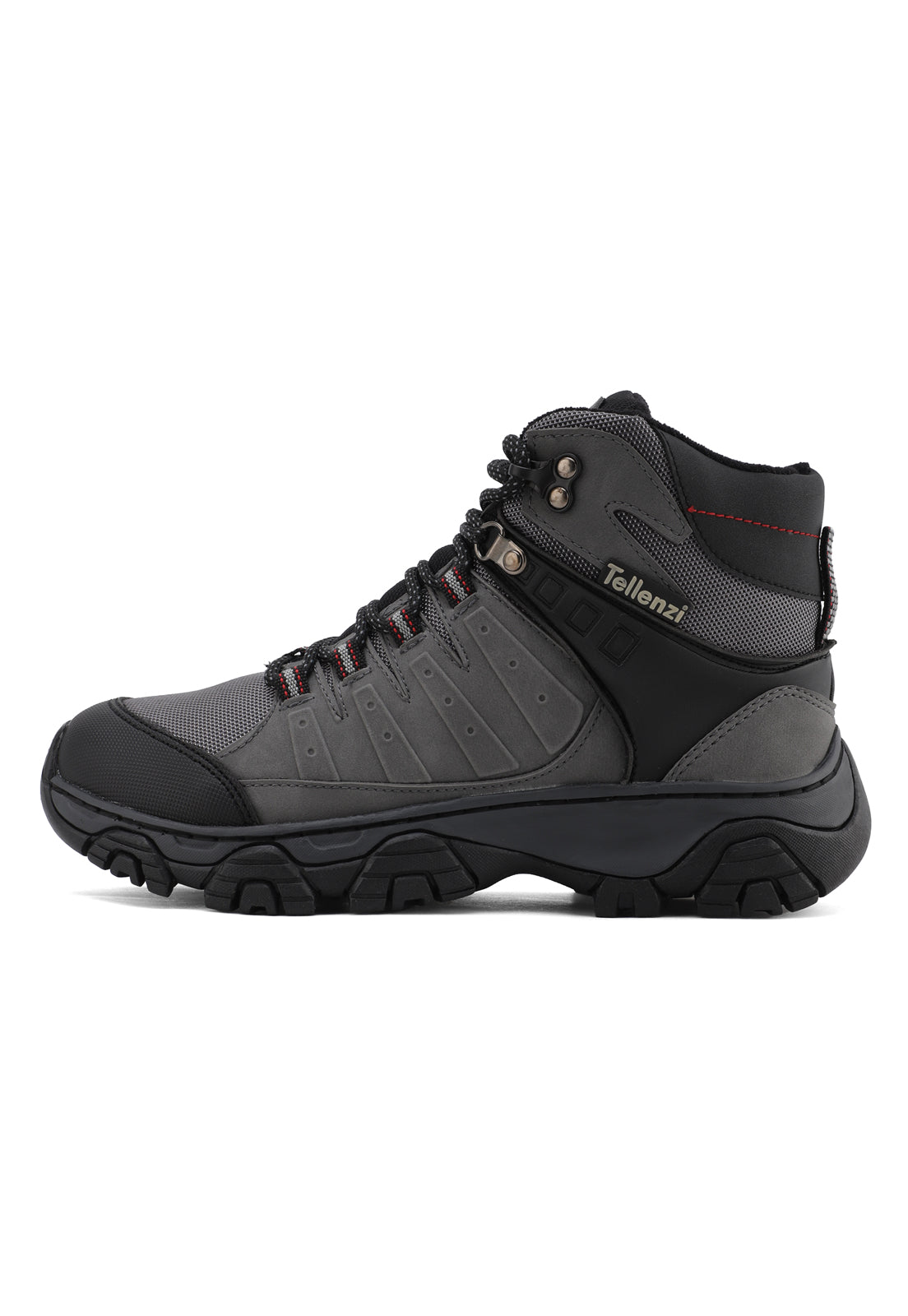 Bota Hombre Outdoor Gris-Negro Tellenzi 7-212