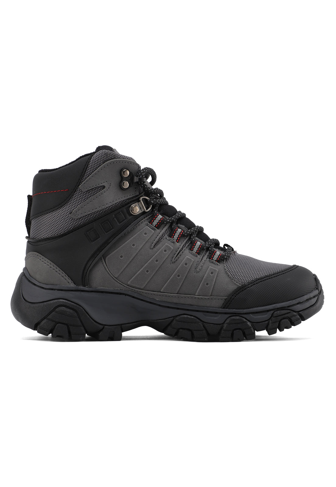 Bota Hombre Outdoor Gris-Negro Tellenzi 7-212