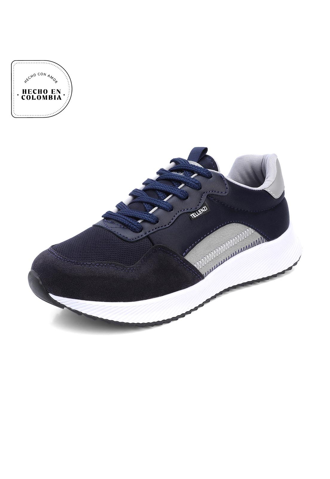 Tenis Hombre Azul Tellenzi 423