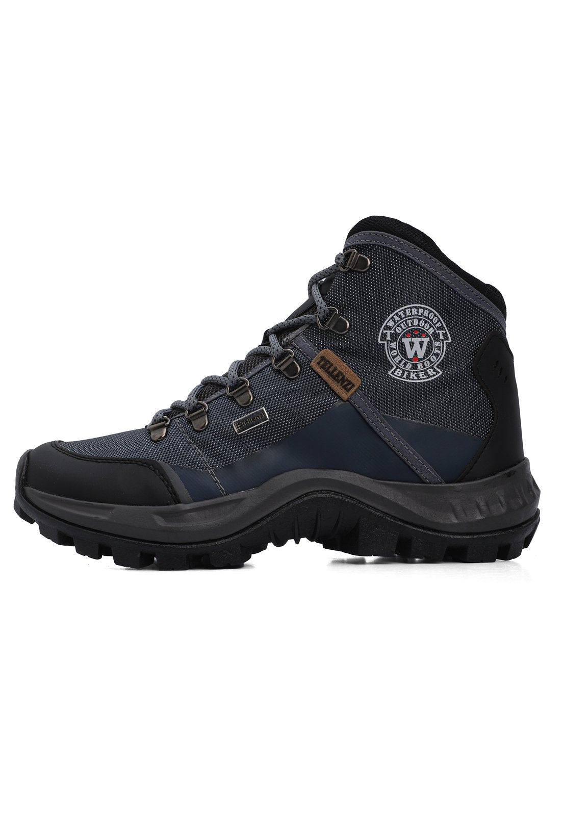 Bota Hombre Outdoor Azul Tellenzi 11610