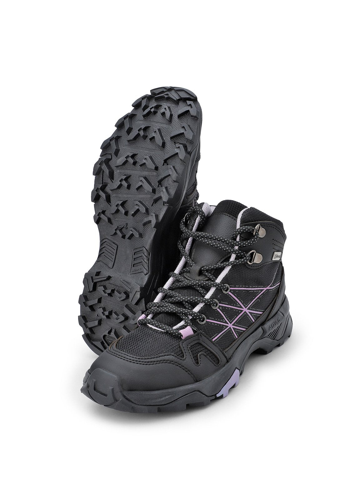 Bota Dama Outdoor Negro-LilaTellenzi 2358