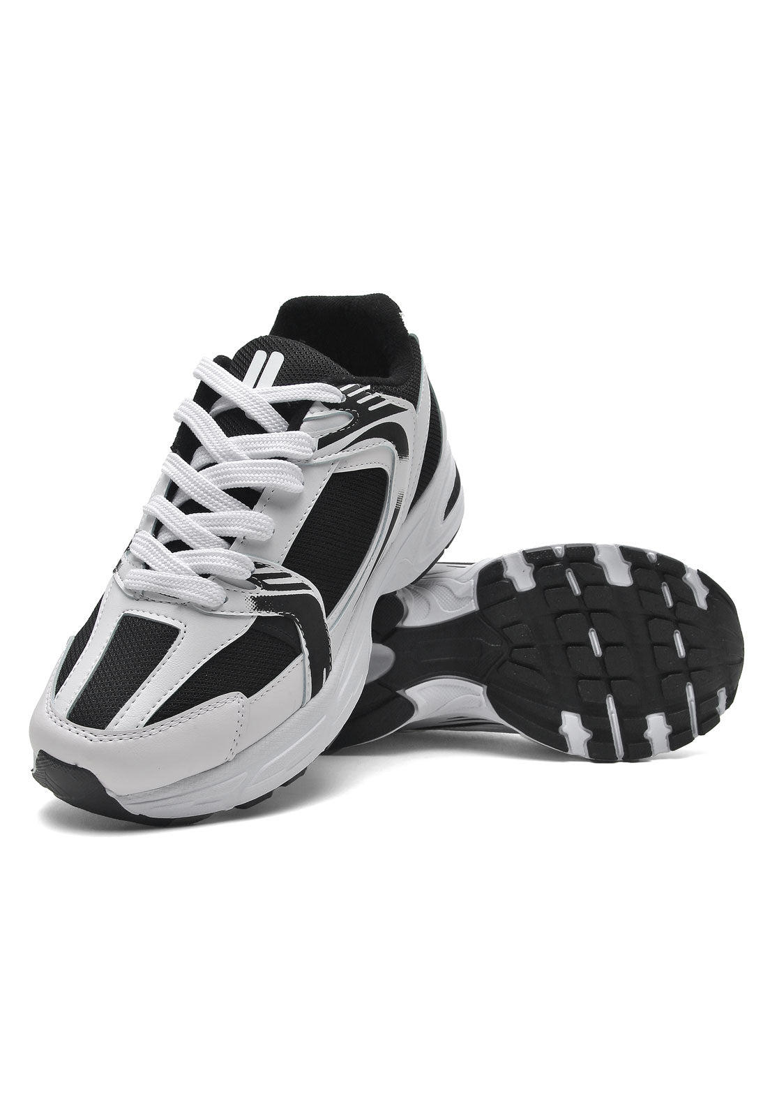 Tenis Hombre Blanco-Negro Tellenzi H530