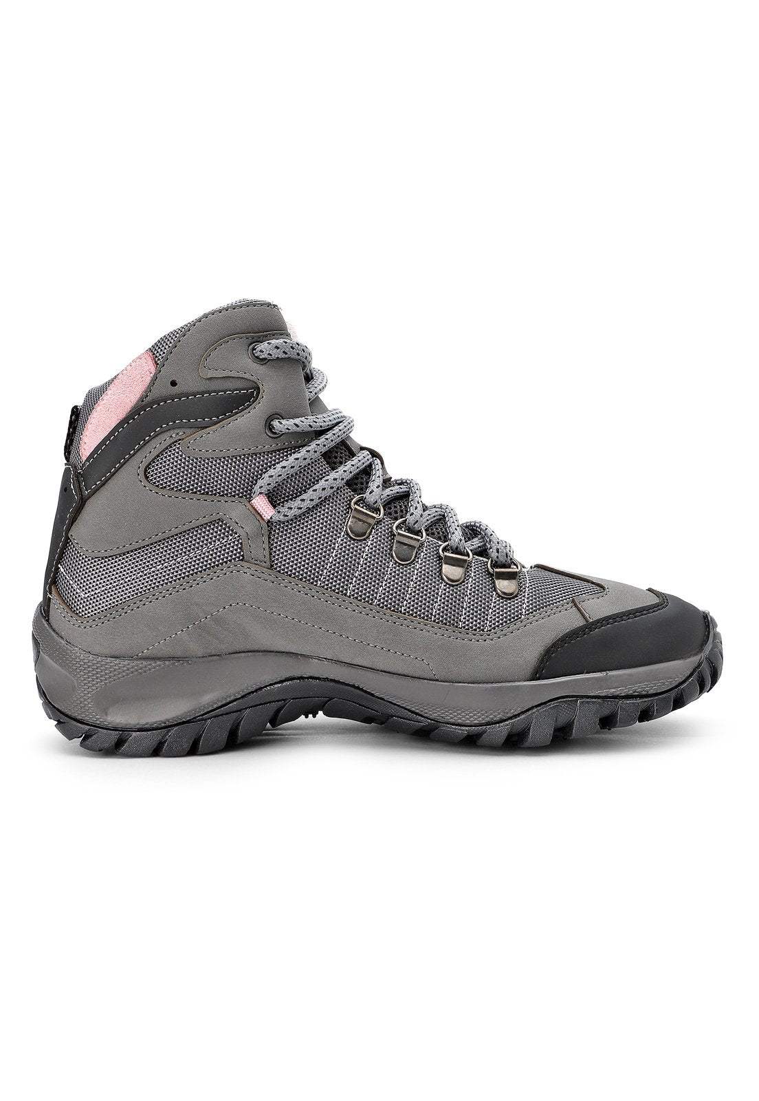 Bota Dama Outdoor Gris-Rosa Tellenzi 1475