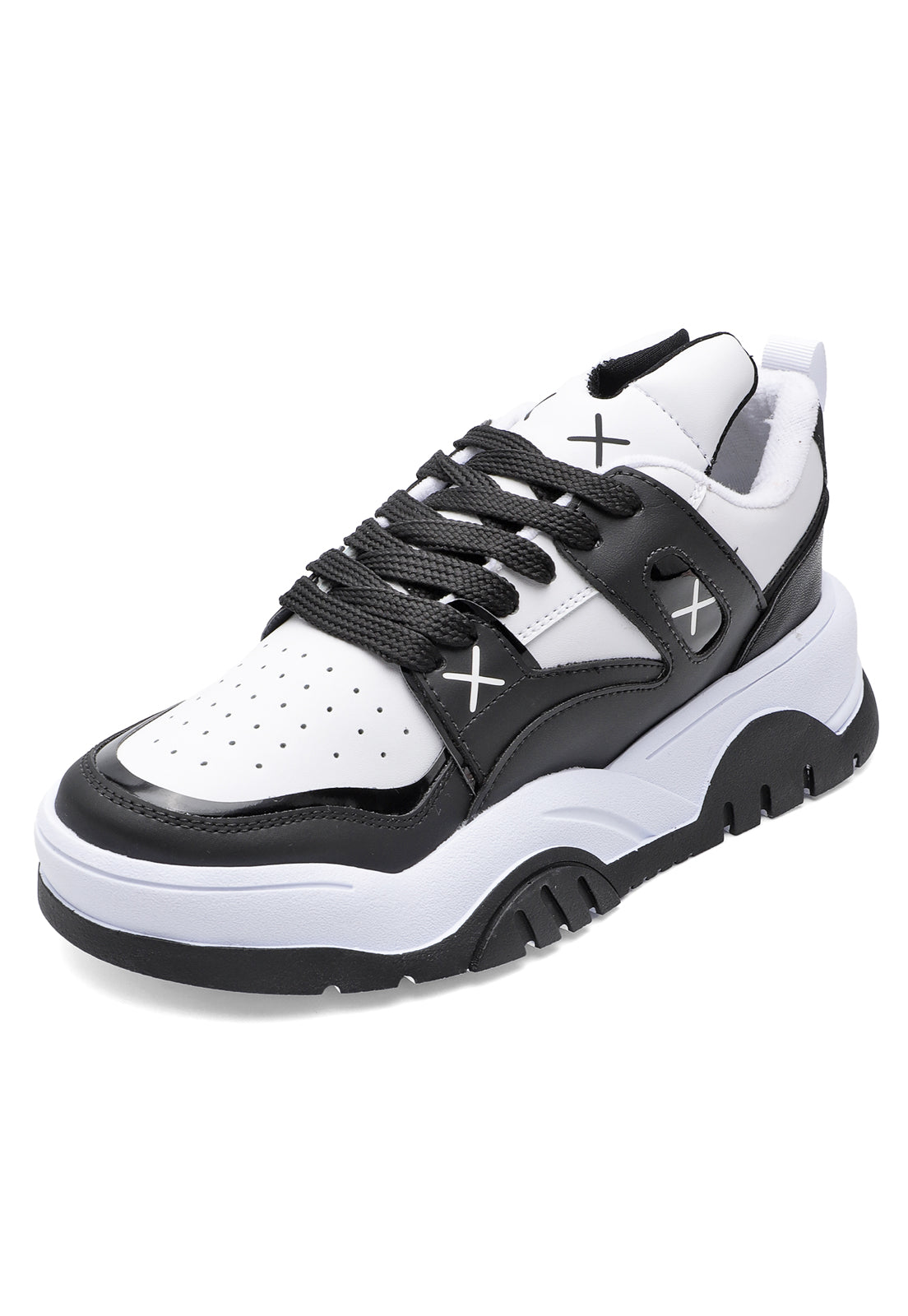 Tenis Sneakers Dama Blanco-Negro Tellenzi Bunny