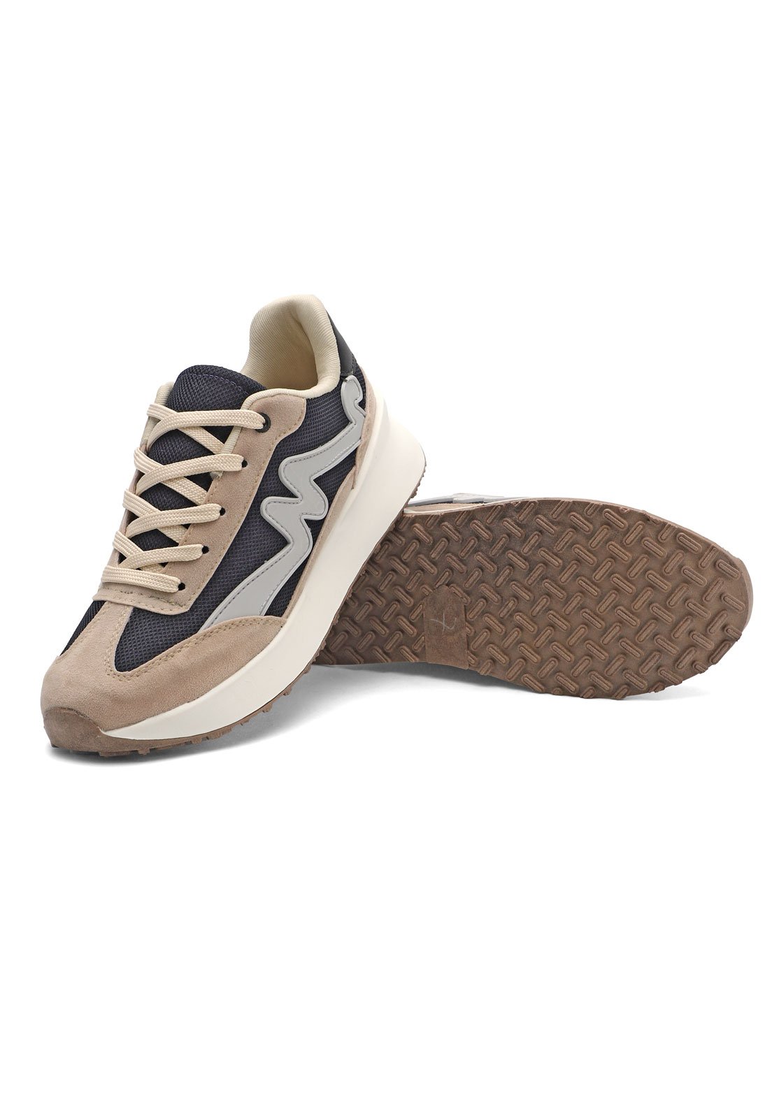 Tenis Dama Beige-Blanco Tellenzi 2023