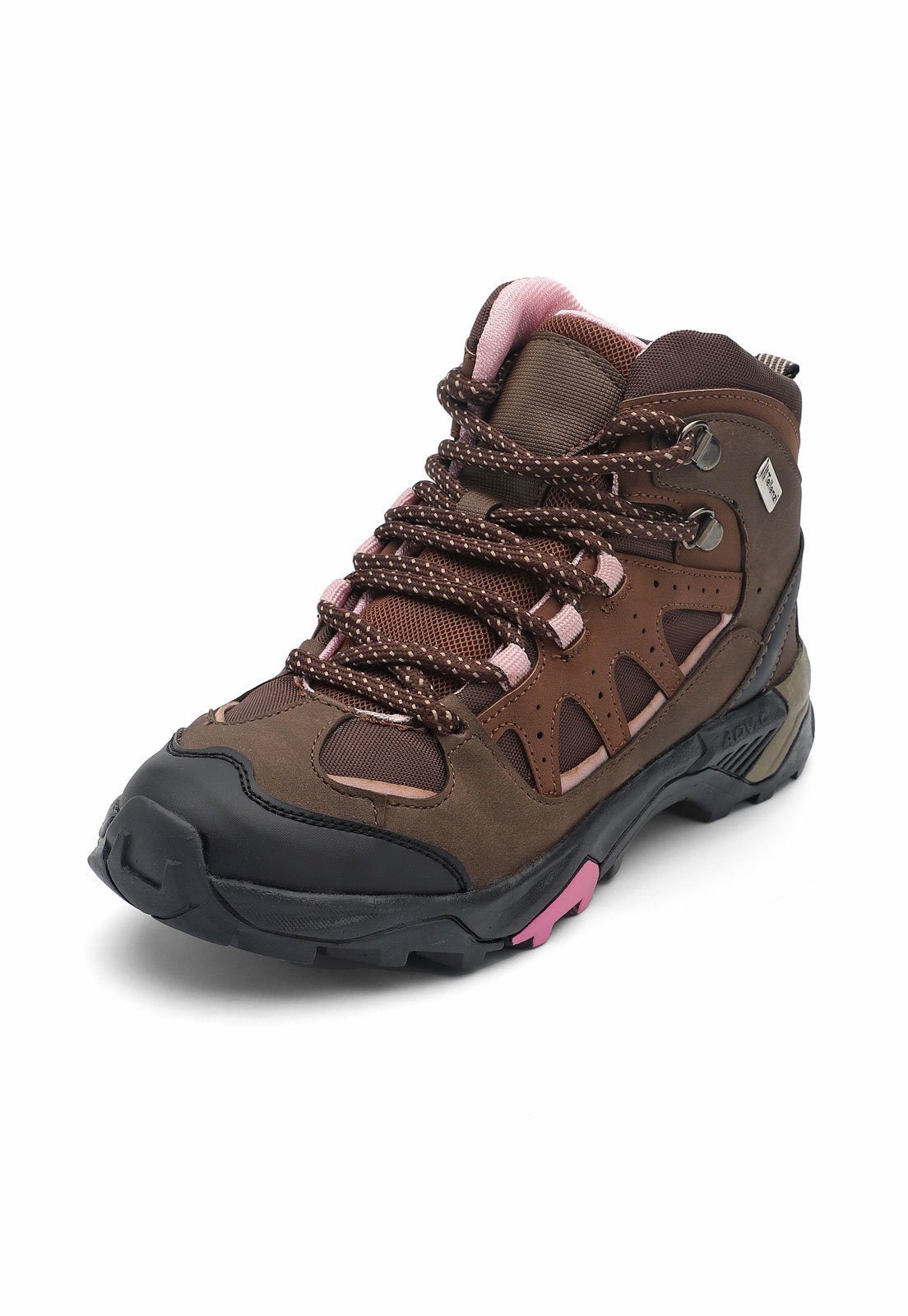 Bota Dama Outdoor Marron-Rosa Tellenzi 2353