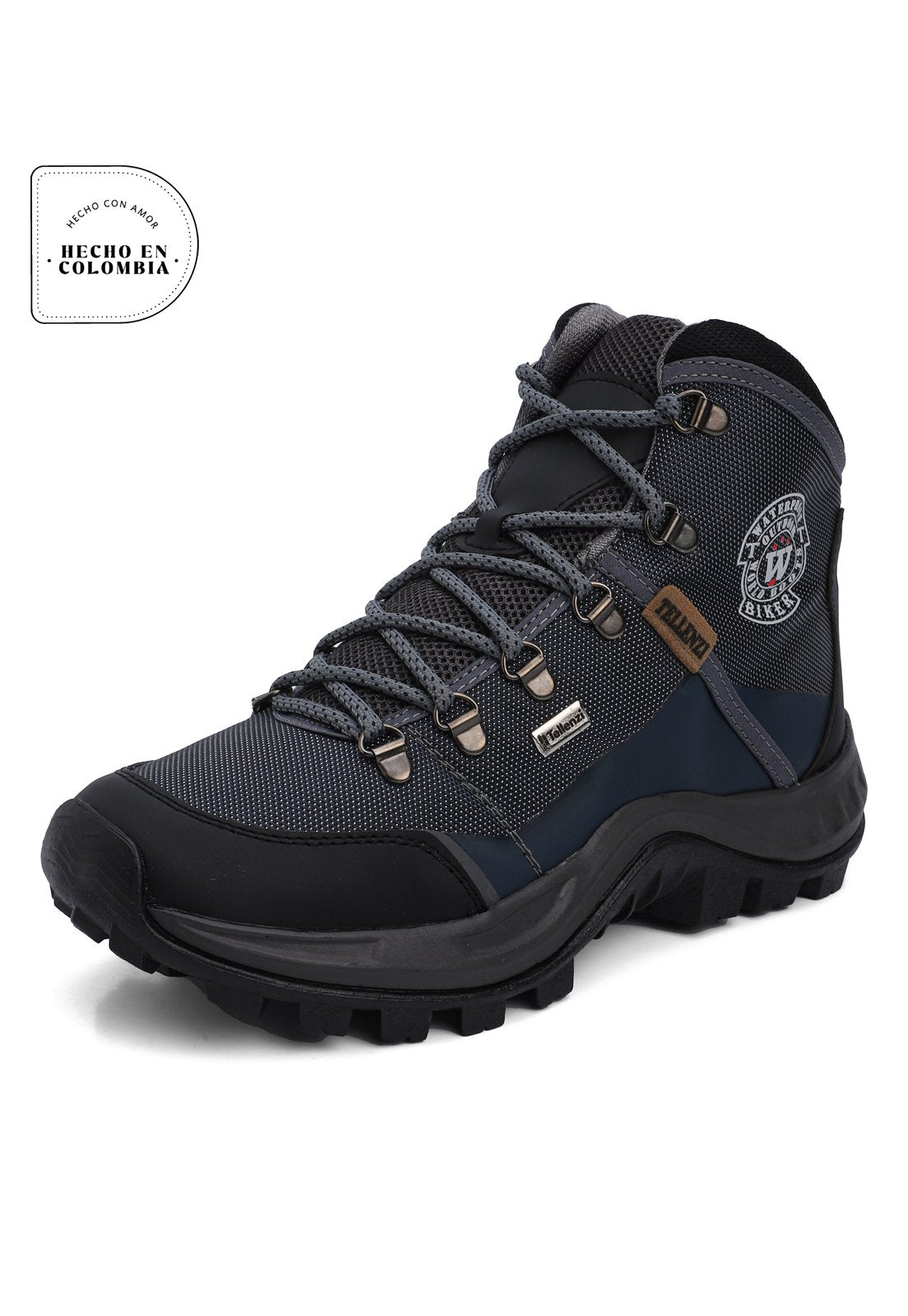 Bota Hombre Outdoor Azul Tellenzi 11610